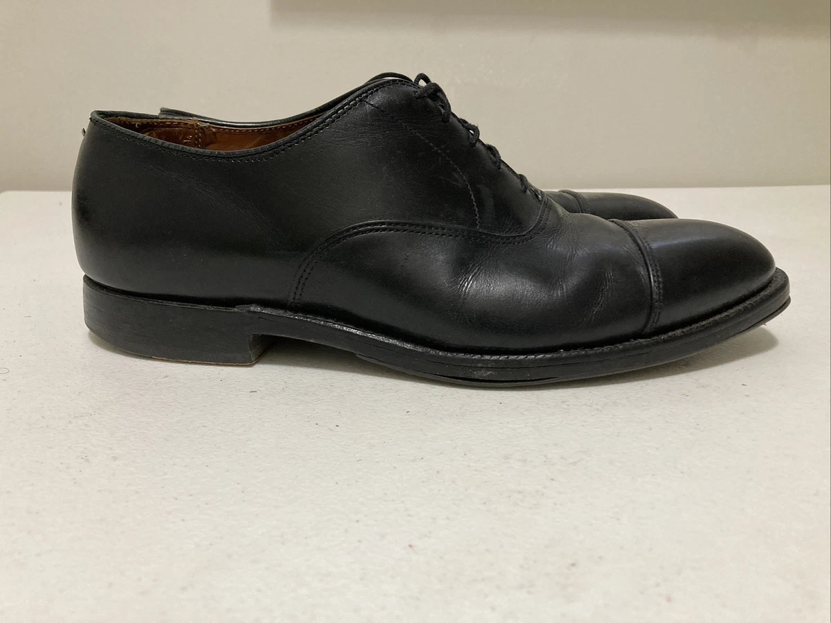 Alden 907 Straight Tip Men’s Black Calf Dress Shoes 8.5 D