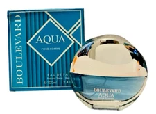 BOULEVARD AQUA Pour Homme For Men Cologne EDP 3.4 fl.oz.