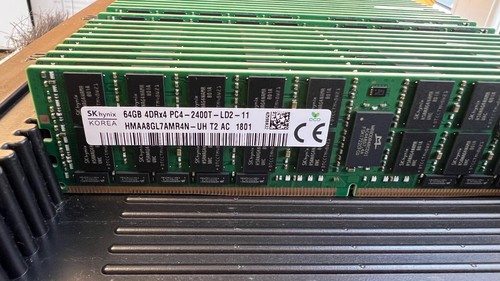 SK Hynix 64GB DDR4-2400 LRDIMM Server Memory HMAABGL7AMR4N-UH - 第 1/2 張圖片