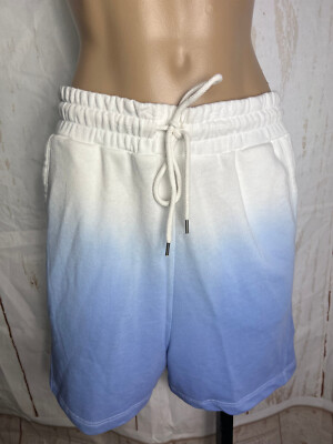 BNWT Ladies Sz 12 Anko Brand Active Brand Blue Ombre BF Shorts