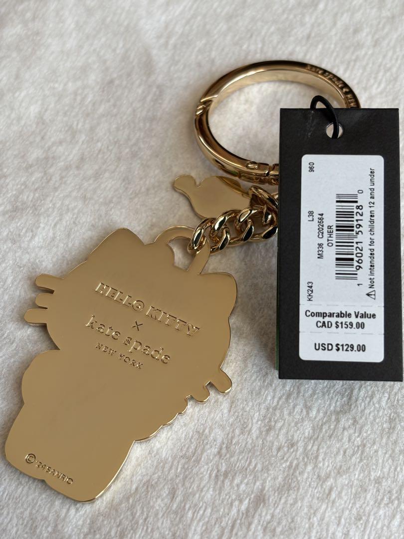 Hello Kitty keychain kate spade keyring bag charm m92216208756HA