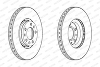 2X Ferodo DDF2156C Bremsscheibe FüR CitroËN Ds Opel Peugeot Vauxhall