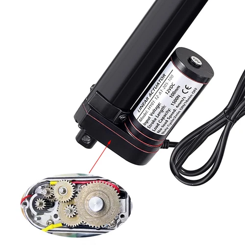 Motor Actuador Lineal 2~40 Pulgadas 12V 24V 220lbs 1000N Alta Velocidad 15mm/s Impermeable - Imagen 10 de 45