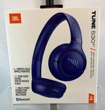 JBL Tune 530BT On-Ear Bluetooth Headphones, Multi-Point, Mic, Blue