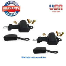 2 set 2 Point Safety Black Seat Belt Lap Diagonal For Car SUV Engineering