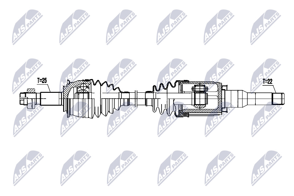 Original NTY Drive Shaft NPW-DW-055 For Chevrolet - Image 4