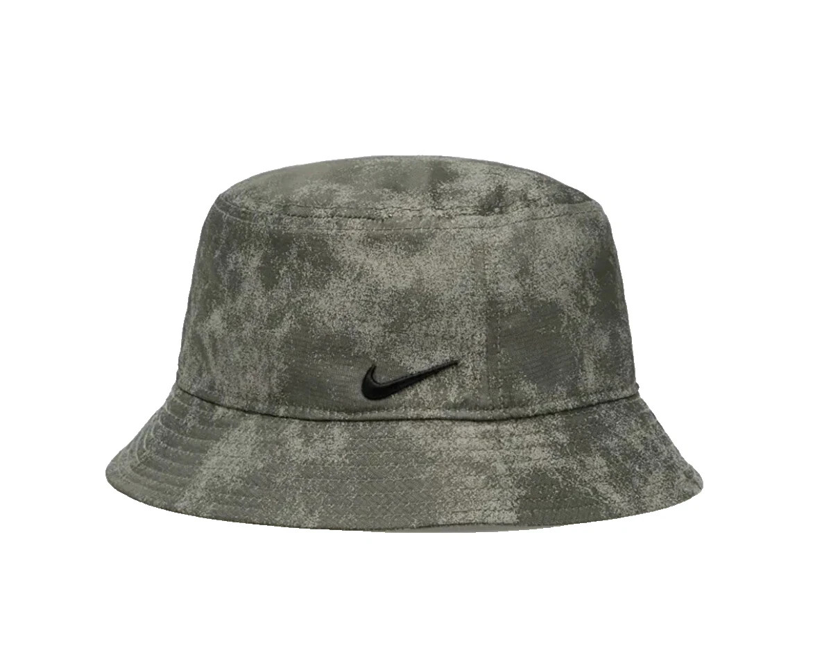 nike men's sportswear branded sideline camo bucket hat