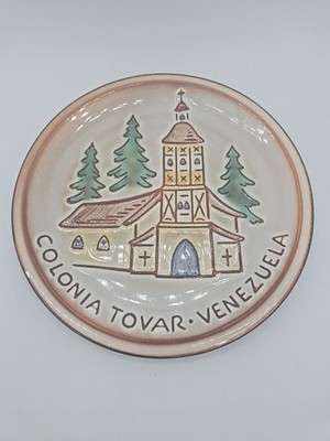 Gotek Colonia Tovar Venezuela Studio Pottery Signed Vintage Original Plate