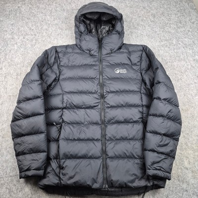 North Ridge Jacke Herren Large schwarz Tech Down II wattiert gefütterter Mantel isoliert