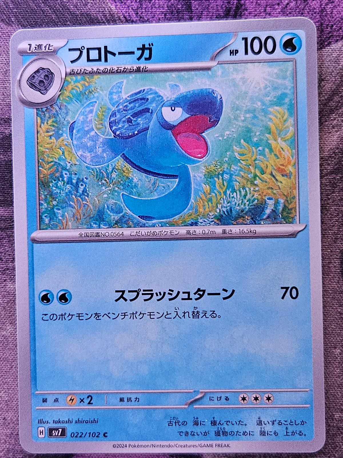 Tirtouga 022/102 Common Stellar Miracle Pokemon Japanese Near Mint