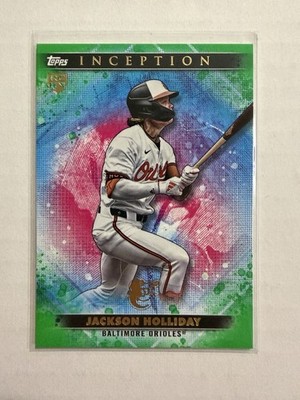 Jackson Holliday 2024 Topps Inception #7 Green Parallel RC Orioles