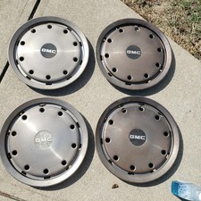 Set 4 Gmc K20 Hubcaps Hub Caps Wheel Covers 16 Suburban Oem Metal 15622499