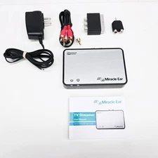 Miracle Ear TV Streamer  - Dolby Digital for Wireless Hearing Aids w/ Manual