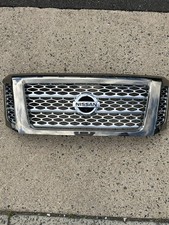 2017 - 2019 Nissan Titan Platinum Reserve Upper Grille Grill Chrome Camera 2017 - 2019 Nissan Titan Platinum Reserve Upper Grille Grill Chrome Camera
