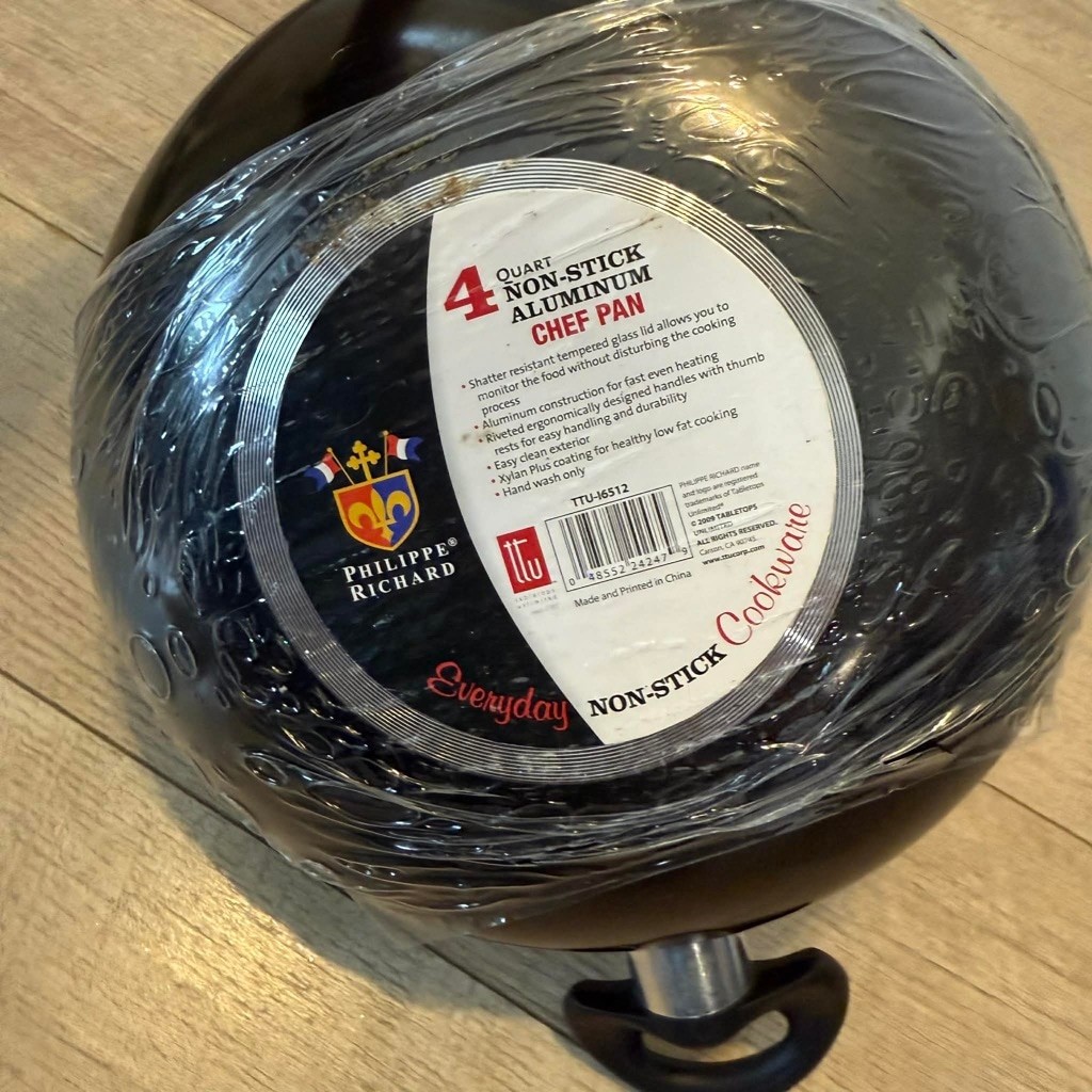 Philippe Richard Black Non-Stick Aluminum Chef Pan One Size