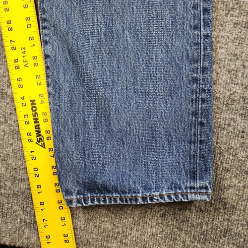 Levi’s 501 Jeans Men 36x32 measure (35x30) Button Fly straight leg medium wash - Picture 13 of 15