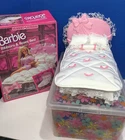 Vintage 1987 Barbie Ribbons and Roses Bet Set 100% Complete w/ Box