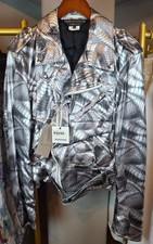 Comme Des Garcons Homme Plus 2655 Sheer Metal Riders Jacket - Medium