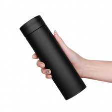 BORRACCIA TERMICA 500ML BOTTIGLIA ACCIAIO INOX BEVANDE THERMOS DISPLAY DIGITALE