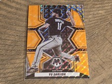 2022 Panini Mosaic #187 Yu Darvish Orange Reactive Prizm Padres Nmmt