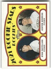 2021 Topps Heritage #287 2021 Rookie Stars - Ashton Goudeau / Ryan Castellani