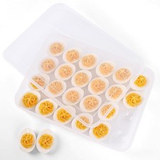 Deviled Egg Containers with Lid, Deviled Egg Tray Holder Carrier with Lid for...