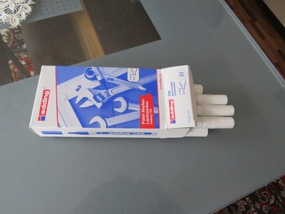 edding 750 Neue paint marker Lackmarker, Lackstift 10 x Pack weiß