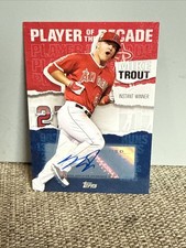 2020 Topps - Topps Player of the Decade Mike Trout  1/1 Autograph #MT-12