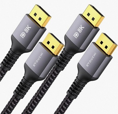Warrky USB C to DisplayPort Cable 8K 60Hz [Gold-Plated Plug, Metal Case]