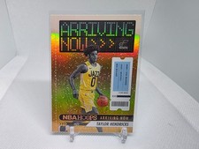 2023-24 Hoops Winter Arriving Now Foil #27 Taylor Hendricks Utah Jazz RC