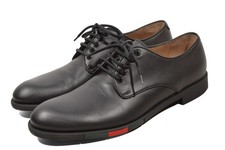 GUCCI Black derby mens 41 /US8 /7UK shoes ysl tom ford  295116 AUTHENTIC