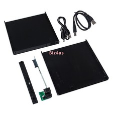 12.7mm SATA USB 2.0 Slim Optical Drive Case External Mobile Enclosure for Laptop