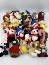 Plush Lot Of 25 Christmas Prize Birthday Party Favors Toys Stuffed Animals NEW-2