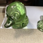 Zwiesel Germany Green Glass Duck Family Figurines Graduated Sizes — photo 4