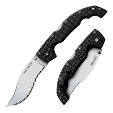 Cold Steel Voyager XL Vaquero 5.5" AUS10A Kukri Serrated 4", Edge