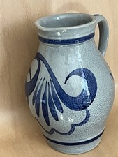 🔻🔻 Steingut KRUG BEMBEL Staffel Stoneware Äppelwoi Milchkanne Salzglasur 🔻🔻