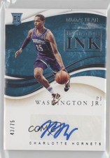 2019-20 Panini Immaculate Initiation Ink /75 PJ Washington Jr #INI-PJW Auto 0q4x