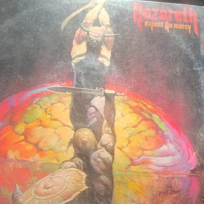NAZARETH ~ EXPECT NO MERCY ~ ORIGINAL FIRST PRESS WHITE LABEL PROMO LP ~ 1977