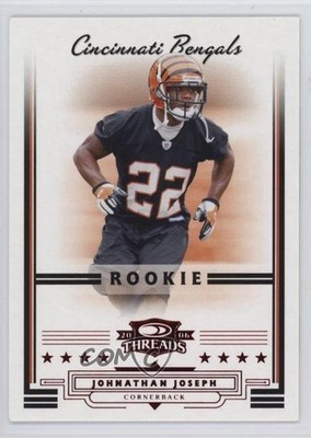 2006 Donruss Threads Retail Red 3/50 Johnathan Joseph #205 Rookie RC 18bz