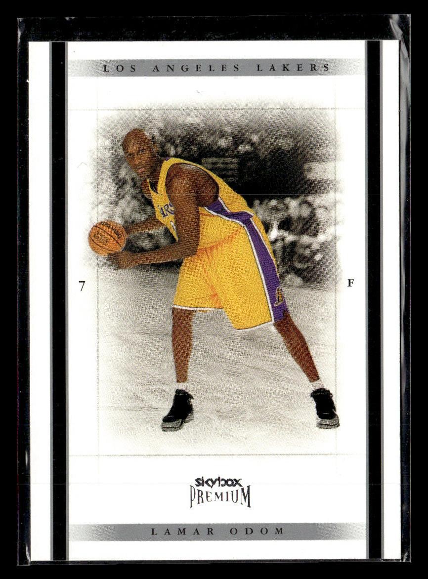 2004-05 SkyBox Premium #6 Lamar Odom Card Los Angeles Lakers