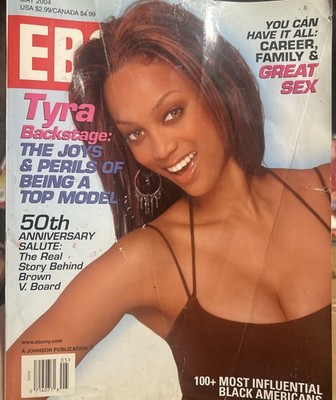 Ebony Magazine May 2004 Tyra Banks, Stunt Woman, Child Stars, Brown V Board