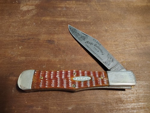 1982 KA-BAR Collector's Club Limited Edition Coke Bottle Pattern Folding Knife
