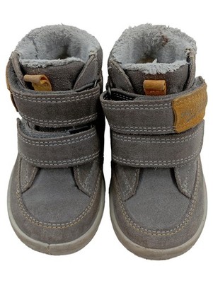 Superfit Schneestiefel Kinder Gr. 20 Grau Gefüttert Klettverschluss