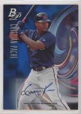 2018 Bowman Platinum Top Prospects Blue /150 Cristian Pache #TOP-21 Auto 4f5