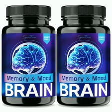 Memory and Mood Brain - Brain Double Clean Neuropatia Formula - 2 Pack