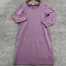 J Jill Tunic Dress Women Small Purple Pima Cotton Modal Casual Lounge Minimalist