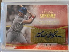 2014 TOPPS SUPREME FRED LYNN AUTO/ 10