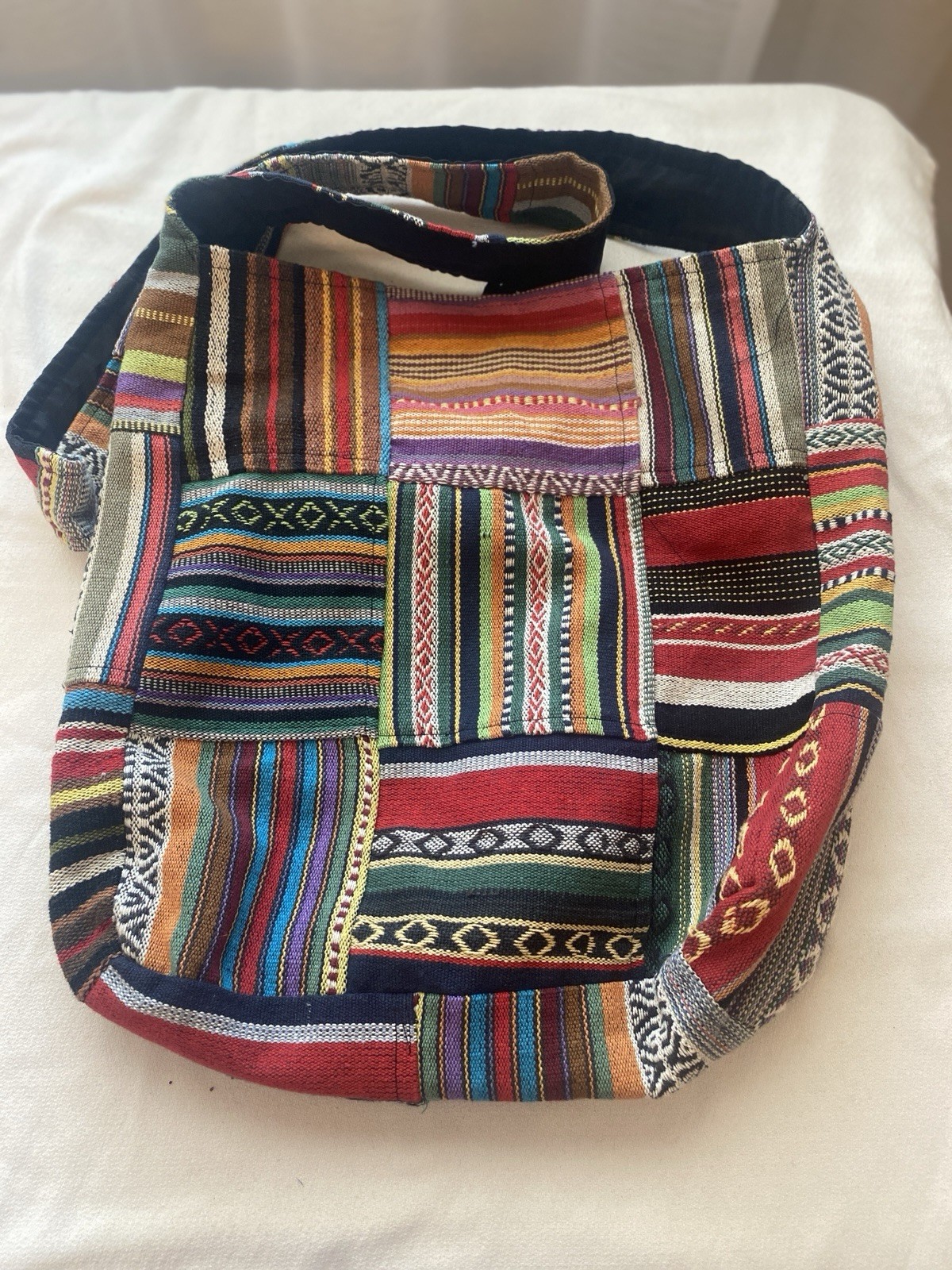 Patchwork PURSE Nepal Patchwork Hippie Boho Pocke… - image 1