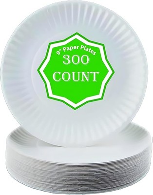 Stix Paper Plate by Kitchen Essentials, 9'' (Pack of 300)