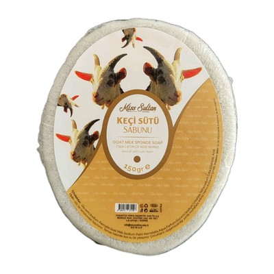 Miss Sultan natürliche Ziegenmilch Schwammseife, 150 gr